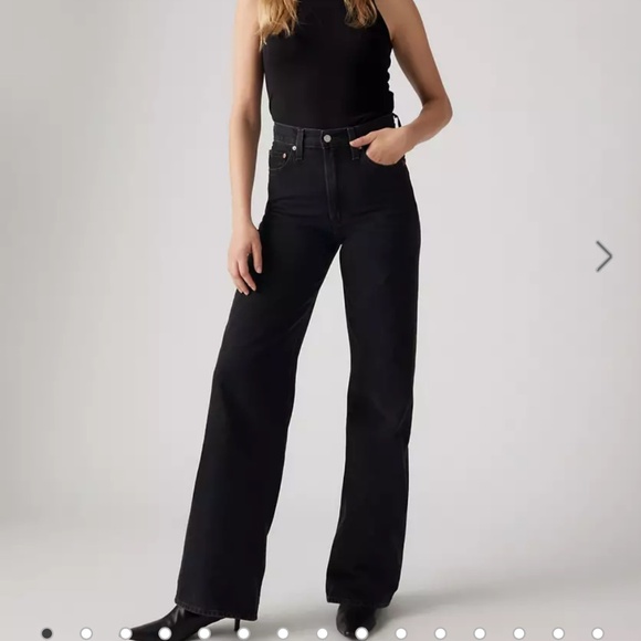 Levi's Ribcage Wide-Leg Jeans - Picture 1 of 2